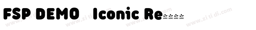 FSP DEMO   Iconic Re字体转换
